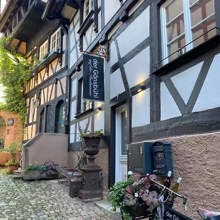 Der Gaensbuehl Auf Der Stadtmauer Lejlighedshotel Gengenbach