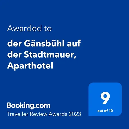 شقة فندقية Der Gaensbuehl Auf Der Stadtmauer 4*